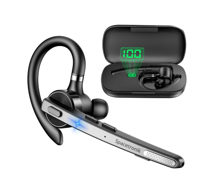 Zestaw słuchawkowy Bluetooth Spacetronik SP-HA01 ENC CVC USB-C 500mAh